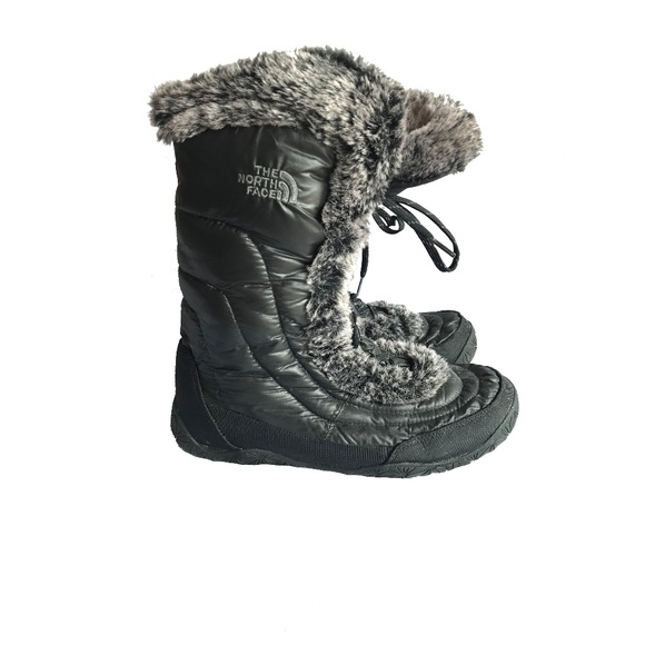 The North Face Shoes North Face Faux Fur Black Winter Boots Poshmark